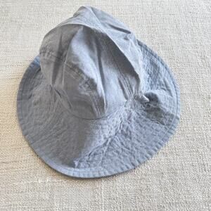 Hanna Andersson Blue & White Sun Hat VGUC 4/6